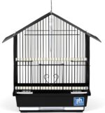 Prevue Pet Products Parakeet Manor Bird Cage with Handle for Home or Travel, Black - Image 3