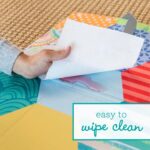 Infantino Foldable Soft Foam Play Mat, Baby Play Mat for Tummy Time & Floor Play, Lightweight, Easy to Store, Wipeable, Multicolor - Image 9