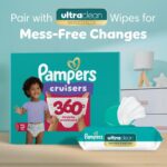 Pampers Diapers - Cruisers 360 - Size 6, 104 Count, Babyproof up to 100% Leakproof Pull-On Diaper - Image 12
