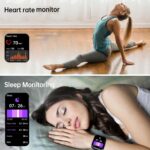 OUKITEL Smart Watch for Men Women (Answer/Make Calls), 1.91" HD Screen Fitness Watch with Sleep/Heart Rate/Step Monitor, 140+Sport Modes Smartwatch, IP68 Waterproof, Smart Watches for Android iOS - Image 5