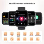OUKITEL Smart Watch for Men Women (Answer/Make Calls), 1.91" HD Screen Fitness Watch with Sleep/Heart Rate/Step Monitor, 140+Sport Modes Smartwatch, IP68 Waterproof, Smart Watches for Android iOS - Image 6