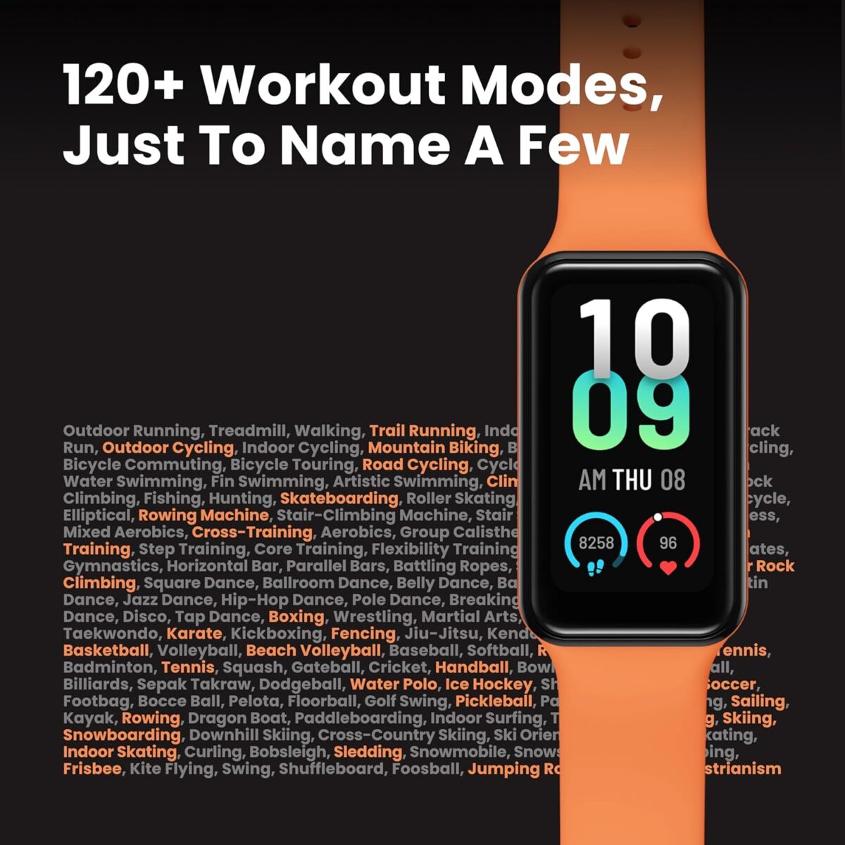 Amazfit Band 7 Fitness and Activity Trackers and Smartwatches, Heart Rate, SpO2, Sleep Analysis, Amazon Alexa Built-In, 18-Day Battery, Black - Image 4