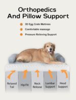 Extra Large Dog Bed Orthopedic Waterproof: Memory Foam Dog Bed for XL XLarge Extra Big Dogs - Couch Sofa - Washable with Removable Cover - Image 4