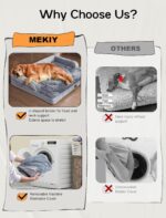Extra Large Dog Bed Orthopedic Waterproof: Memory Foam Dog Bed for XL XLarge Extra Big Dogs - Couch Sofa - Washable with Removable Cover - Image 5