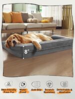 Extra Large Dog Bed Orthopedic Waterproof: Memory Foam Dog Bed for XL XLarge Extra Big Dogs - Couch Sofa - Washable with Removable Cover - Image 7
