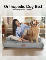Extra Large Dog Bed Orthopedic Waterproof: Memory Foam Dog Bed for XL XLarge Extra Big Dogs - Couch Sofa - Washable with Removable Cover - Image 8