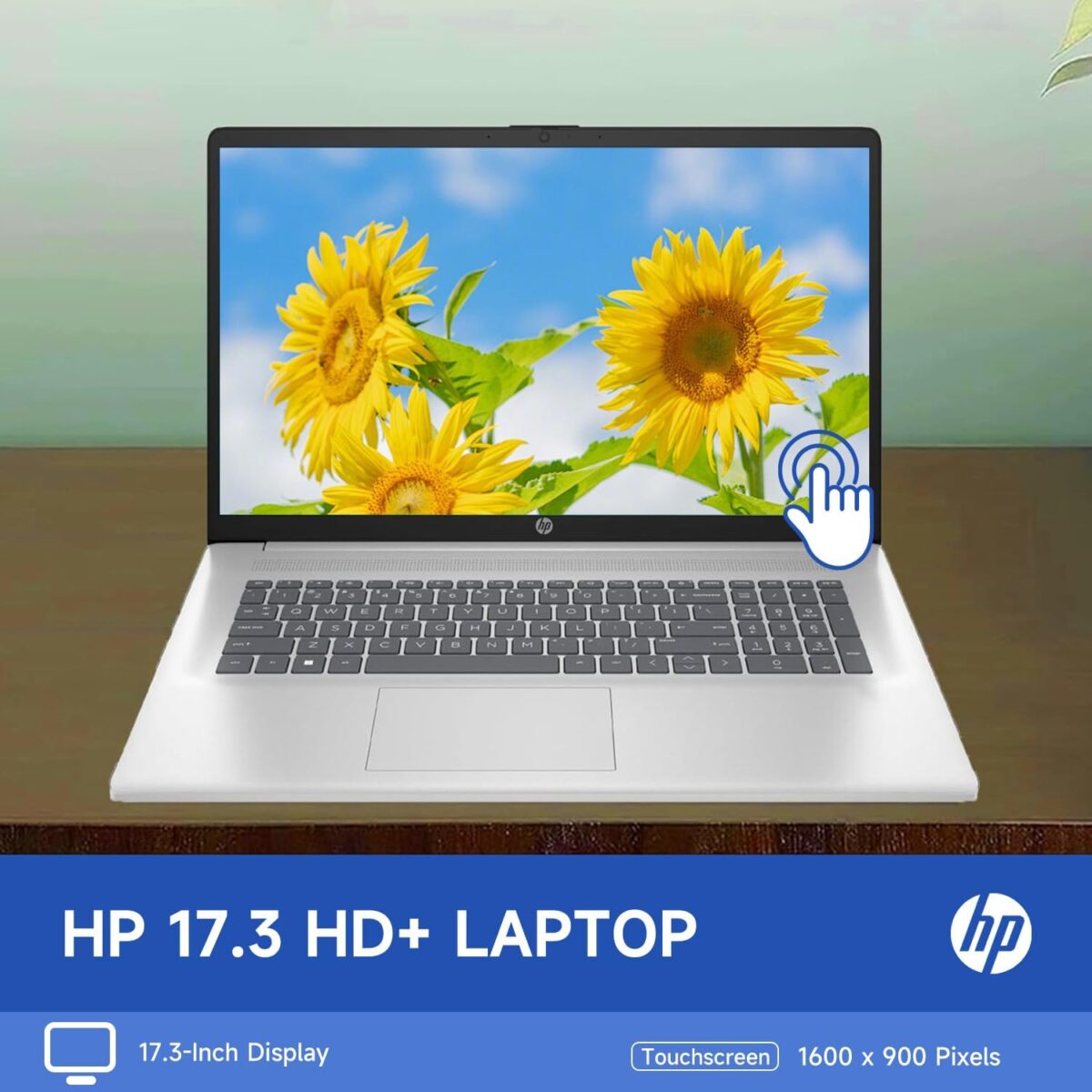 HP High-Performance 17.3" Laptop, 17.3" HD+ Touchscreen, 8-Cores Intel i3-N305, 32GB RAM, 128GB eMMC + 2TB PCIe SSD, Webcam, HDMI, Numeric Keypad, Wi-Fi 6, Windows 11 Pro, Silver - Image 4