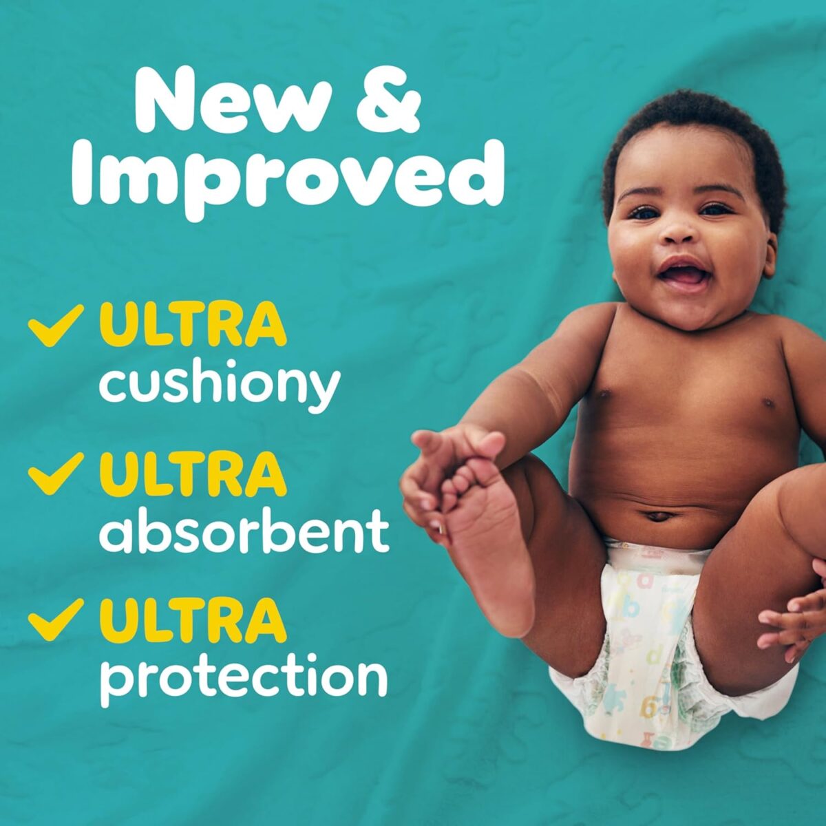 Pampers Diapers - Baby Dry - Size 1, 44 Count, Absorbent Disposable Infant Diaper (Packaging May Vary) - Image 3