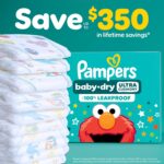 Pampers Diapers - Baby Dry - Size 1, 44 Count, Absorbent Disposable Infant Diaper (Packaging May Vary) - Image 6