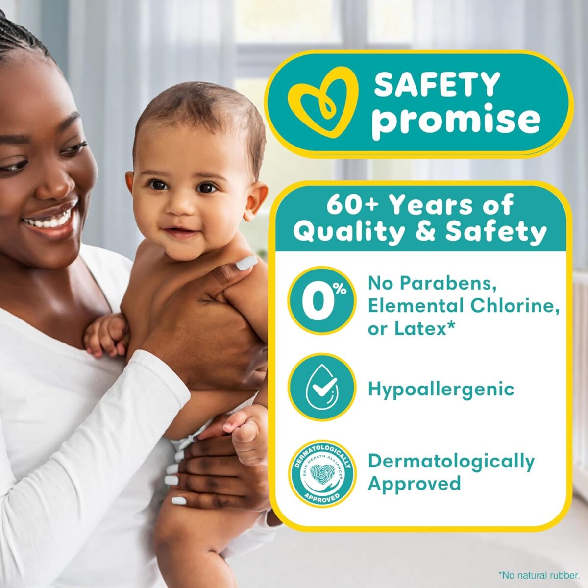 Pampers Diapers - Baby Dry - Size 1, 44 Count, Absorbent Disposable Infant Diaper (Packaging May Vary) - Image 7