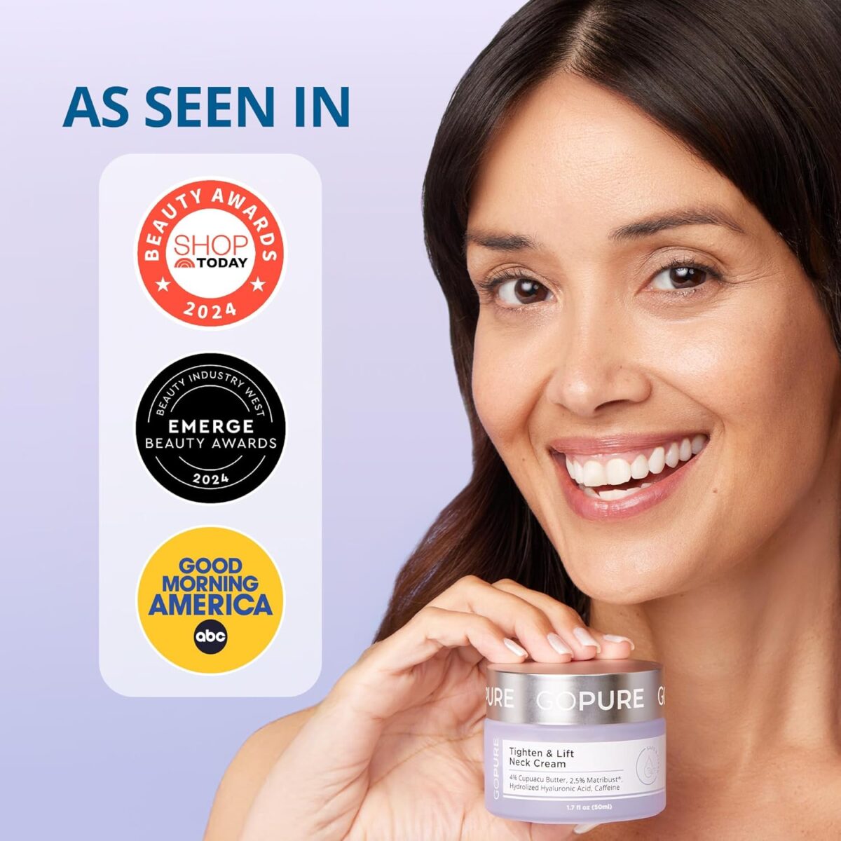 goPure Tighten and Lift Neck Cream- Clinically Tested - Image 6