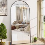 Antok Arched Full Length Mirror, 76"x34" Arched Floor Mirror, Glassless Mirror Full Length with Stand, Floor Mirrors Freestanding, Wall Mounted Mirrors for Bedroom Living Room, Black - Image 3