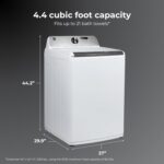 Kenmore 4.4 cu. ft. Top Load Washer with Triple Action Agitator for Tough Dirt & Stains-Reduce Laundry Time with Accela and Express Wash-LED, White - Image 3