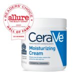CeraVe Moisturizing Cream, Body and Face Moisturizer for Dry Skin, Body Cream with Hyaluronic Acid and Ceramides, Daily Moisturizer, Oil-Free, Fragrance Free, Non-Comedogenic, 19 Ounce - Image 3