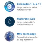CeraVe Moisturizing Cream, Body and Face Moisturizer for Dry Skin, Body Cream with Hyaluronic Acid and Ceramides, Daily Moisturizer, Oil-Free, Fragrance Free, Non-Comedogenic, 19 Ounce - Image 9