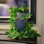 BLEUM CADE Fake Hanging Plants, 2pcs Artificial Hanging Plant, Faux Pothos Vines Hanging Plant Greenery for Wall Home Living Room Indoor Outdoor Decor (No Baskets) - Image 5