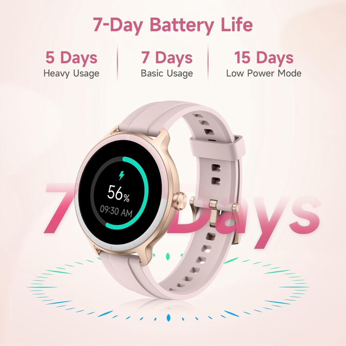 YMZ Smart Watch for Men Women, 1.27" HD Touchscreen Fitness Tracker, Bluetooth Calling, 100+ Sports Modes, Sleep Monitor, IP68 Waterproof, Compatible with Android & iPhones - Image 9