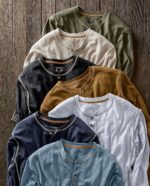 Legendary Whitetails Men's Henley Shirt Long Sleeve Button Up Casual Fit Cotton/Poly Blend - Image 6