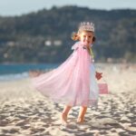 Meland Princess Dress up Clothes for Girl, 11Pcs Princess Cape with Kid Crown Toys,Dresses for Girl 3,4,5,6,7,8 Birthday Gift - Image 4