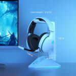 2.4GHz Wireless Gaming Headset for PS5, PS4 Fortnite & Call of Duty/FPS Gamers, PC, Nintendo Switch, Bluetooth 5.3 Gaming Headphones with Noise Canceling Mic, Stereo Sound, 40+Hr Battery -White - Image 10