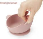 PandaEar 3 Pack Baby Bowls with Suction| Stay Put Silicone Food Bowl for Babies Kids Toddlers Infants| Food Grade Soft Safe BPA-Free Silicone (Pink) - Image 7
