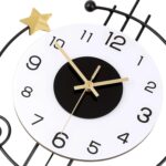 Large Wall Clocks for Living Room,Silent Non-Ticking Quartz Battery Operated,Modern Decorative Wall Clock for Kitchen Bathroom Bedroom Home Wall Decor,12.5 * 25.5 Inch - Image 3