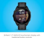 Garmin Forerunner 165, Running Smartwatch, Colorful AMOLED Display, Training Metrics and Recovery Insights, Black - Image 4