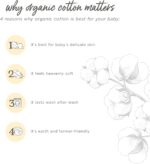 Burt's Bees Baby Baby Girls Pajamas, Zip Front Non-Slip Footed Sleeper Pjs, 100% Organic Cotton - Image 6