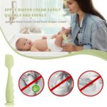 Baby Diaper Cream Spatula with Case-1 Large 2 Mini Butt Paste Spatula with 2 Travel Case-Soft Baby Butt spatula baby Diaper Cream Applicator-Diaper Rash spatula Bum Spatulas Brush - Image 7