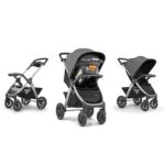 Chicco Bravo 3-in-1 Trio Travel System, Bravo Quick-Fold Stroller with KeyFit 30 Infant Car Seat and Base, Car Seat and Stroller Combo | Camden/Black - Image 4
