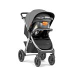 Chicco Bravo 3-in-1 Trio Travel System, Bravo Quick-Fold Stroller with KeyFit 30 Infant Car Seat and Base, Car Seat and Stroller Combo | Camden/Black - Image 11