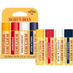 Burt's Bees Lip Balm, Beeswax, Strawberry, Coconut and Pear, and Vanilla Bean Pack, With Responsibly Sourced Beeswax, Tint-Free, Natural Lip Treatment, 4 Tubes, 0.15 oz. - Image 11