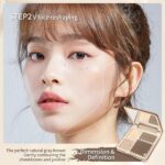 Highlighter Contour, 2 In 1 Highlighter Contour Palette (Wood Style) - Image 4