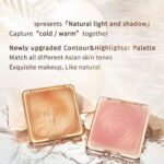 Highlighter Contour, 2 In 1 Highlighter Contour Palette (Wood Style) - Image 5