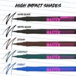 Maybelline Eyestudio Master Precise All Day Waterproof Liquid Eyeliner Makeup, Black, 1 Count (Packaging May Vary) - Image 7