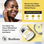Retinol Cream for Face Anti Aging: Wrinkle Cream for Face Neck with Collagen Hyaluronic Acid - Night Moisturizer for Men Women - Facial Skin Care Gifts for Mom Dad Sister - Image 4