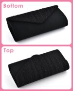 TINDTOP Evening Clutch Purses for Women Handbags for Formal Wedding Party Cocktail Prom Crossbody Shoulder Envelope Bag - Image 7