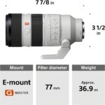 Sony FE 70-200mm F2.8 GM OSS II Full-Frame Constant-Aperture telephoto Zoom G Master Lens (SEL70200GM2) White - Image 3