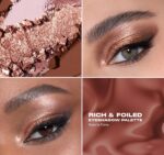 Morphe Rich & Foiled Artistry Palette - Foil-Effect Eyeshadow Palette with Matte, Shimmer & Foil Finishes - Mauve & Pink Eyeshadow with Luminous Payoff - Rose to Fame (0.35 oz) - Image 4