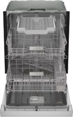 Sharp SDW6506JS 24-inch Stainless Steel Dishwasher, 49 dB, Third Rack, 12 Place Settings, Front Touch Controls - Image 8