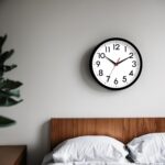 Wall Clock Small Analog 8 Inch Silent Non Ticking Battery Operated Modern Simple Decorative for Kitchen Office Bedroom Bathroom Living Room(Black) - Image 7
