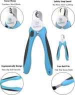 gonicc Dog & Cat Pets Nail Clippers and Trimmers - with Safety Guard to Avoid Overcutting, Free Nail File, Razor Sharp Blade - Professional Grooming Tool for Pets - Image 6