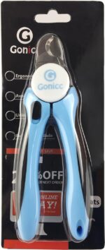 gonicc Dog & Cat Pets Nail Clippers and Trimmers - with Safety Guard to Avoid Overcutting, Free Nail File, Razor Sharp Blade - Professional Grooming Tool for Pets - Image 7