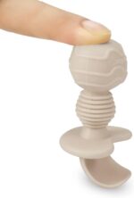 PandaEar 6 Pack Silicone Baby Spoons and Fork Feeding Set- Anti-Choke First Self Feeding Utensils for Baby Led Weaning Ages 3 Months (Tan,Walnut&Grey) - Image 5