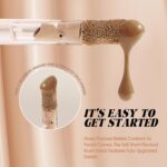 Liquid Contour,Liquid Highlighter, Blush with Face Brush Long Lasting Smooth Lightweight Smudge Proof Contour+ Blush+ Highlighter - Image 5