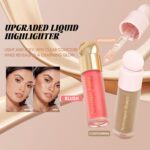 Liquid Contour,Liquid Highlighter, Blush with Face Brush Long Lasting Smooth Lightweight Smudge Proof Contour+ Blush+ Highlighter - Image 10