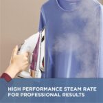 BLACK+DECKER IR1350S Professional Steam Iron with Stainless Steel Soleplate and Extra-Long Cord, Purple - Image 6