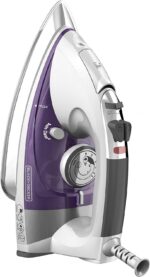 BLACK+DECKER IR1350S Professional Steam Iron with Stainless Steel Soleplate and Extra-Long Cord, Purple - Image 9