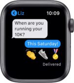 Apple Watch Series 6 (GPS, 44mm) - Space Gray Aluminum Case with Black Sport Band (Renewed) - Image 6