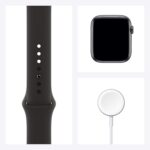 Apple Watch Series 6 (GPS, 44mm) - Space Gray Aluminum Case with Black Sport Band (Renewed) - Image 8